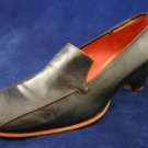 PAOLI WOMENS BROWN LEATHER WEDGE LOAFERS SHOES 39.5/9 B