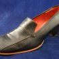 PAOLI WOMENS BROWN LEATHER WEDGE LOAFERS SHOES 39.5/9 B