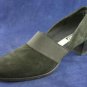 MUNRO AMERICAN WOMENS BLACK SUEDE SLIP-ON SHOES 7 M