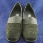 MUNRO AMERICAN WOMENS BLACK SUEDE SLIP-ON SHOES 7 M