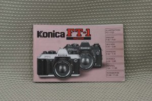 KONICA FT-1 MOTOR INSTUCTION BOOK OWNERS MANUAL - B243
