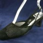 JOAN & DAVID COUTURE BLK SUEDE SLINGBACK PUMPS 8.5 M