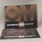 OLYMPUS OM-2 BOTH INSTUCTION BOOK OWNERS MANUAL B262