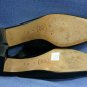 AMALFI BLACK CAP-TOE SLINGBACK PUMPS 10 AA EXCL