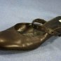 CALLAGHAN WOMENS BROWN LEATHER MULES CLOGS 38.5/8 M