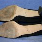 PANCALDI 1888 BLACK FABRIC MID HEEL PUMPS 8 B euc