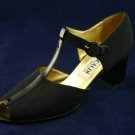 PANCALDI OPEN TOE ANKLE STRAP PUMPS 6 B MINT $295