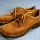 PROSPECTOR WOMENS BROWN NUBUCK WALKING SHOES 10 M