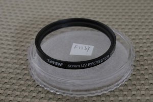 TIFFEN AUTH 58mm UV PROTECTOR LENS FILTER USA F1137