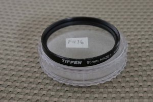 TIFFEN AUTH 55mm HAZE-1 LENS FILTER USA F1136