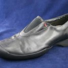 WOLKY WOMENS BLK LEATHER WALKING SHOES LOAFERS 41/10 M
