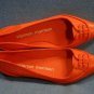 Sigerson Morrison Orange Rain or Shine Flat Shoe 6 $125