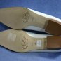 SELBY WHITE LEATHER LOW HEEL PUMPS 12 M NEW