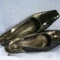 SANDLER of AUSTRALIA BLACK LEATHER SLINGBACK PUMP 8 B