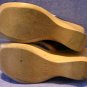 NINE 9 WEST HIGH PLATFORM SLIDE SANDALS 7 M MINT