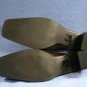 NICKELS BURGUNDY MID HEEL MULES SHOES PUMPS 6.5 M EXCL