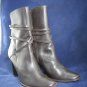COLIN STUART WOMENS BRN LEATHER ANKLE BOOTS 9 M MINT
