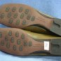 ANNE KLEIN GREEN LEATHER LOAFERS SHOES 8 M MINT