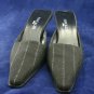 PANCALDI WOMENS BLACK WOOL MULES PUMPS 8 B $395 MINT