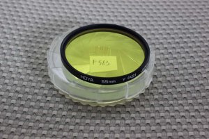 HOYA AUTH 55mm Y (K2) YELLOW LENS FILTER MINT F583