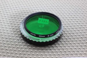 HOYA AUTH 55mm G (X1) GREEN LENS FILTER MINT F582