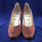 BRUNO MAGLI WOMENS BRN SATIN HIGH HEEL PUMPS 5.5 B MINT