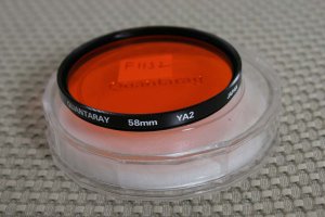 QUANTARAY AUTH 58mm YA2 ORANGE LENS FILTER MINT F1132