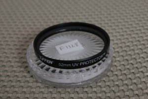 TIFFEN AUTH 52mm UV PROTECTOR LENS FILTER USA F1128