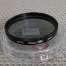 HOYA AUTH 55mm PL POLARIZER POLARIZING LEN FILTER F1124