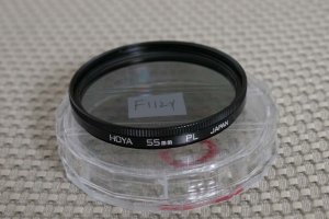 HOYA AUTH 55mm PL POLARIZER POLARIZING LEN FILTER F1124