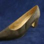 RANGONI WOMENS BROWN PRINTED SUEDE PUMPS 8 AA NEW $155