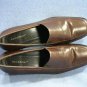ROCKPORT WOMENS BROWN LEATHER MID HEEL LOAFER PUMPS 9 M