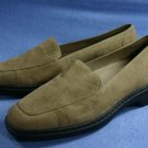 CLARKS SPRINGERS TAN NUBUCK WOMENS LOAFERS SHOES 11 M