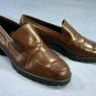 AMALFI ITALY WOMENS BRN LEATHER LUG SOLE LOAFERS 6.5 M