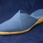 LIFE STRIDE NAVY CANVAS MULES CLOGS 5.5 N NEW NIB