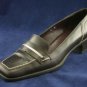 SESTO MEUCCI WOMENS BRN LEATHER LOAFERS 4 M EUC