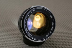 Canon FL 55mm f/1.2  50mm FAST Prime Lens F-1 FTb EX++
