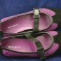 NINE WEST PURPLE & BLACK MARY JANE FLATS SHOES 8 M