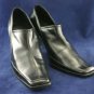 ALFANI WOMENS BLACK STRETCH HI-VAMP PUMPS 6.5 M VEGAN