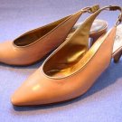 PALOMA SALMON/PINK SLINGBACK PUMPS 8.5 AA MINT