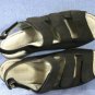 BEAUTIFELL WOMENS BLACK LEATHER WALKING SANDALS 36/5.5