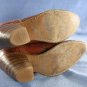 VTG MISS CAPEZIO BRN LIZARD COWBOY BOOTS 5.5 M EUC