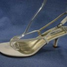 STEVE MADDEN WHITE SLINGBACK THONG SANDALS 8.5 M NEW
