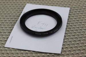 VIVITAR 58mm 49mm 58-49 Metal step down up Filter Ring