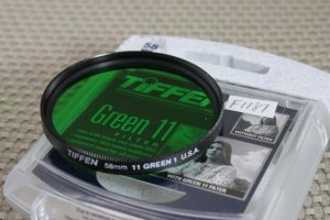 TIFFEN AUTH 58mm 11 GREEN 1 LENS FILTER USA EX+ F1187