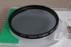 CPC JAPAN 72mm CIR PL CIRCULAR POLARIZING FILTER F1186