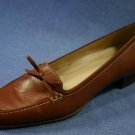 EASY SPIRIT WOMENS BROWN LEATHER LOAFERS SHOES 6 B NEW