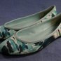 NINE WEST LIGHT BLUE FABRIC FLATS SHOES 5 M MINT