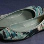 NINE WEST LIGHT BLUE FABRIC FLATS SHOES 5 M MINT