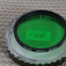 HOYA AUTH 49mm G (X1) GREEN LENS FILTER MINT F838
